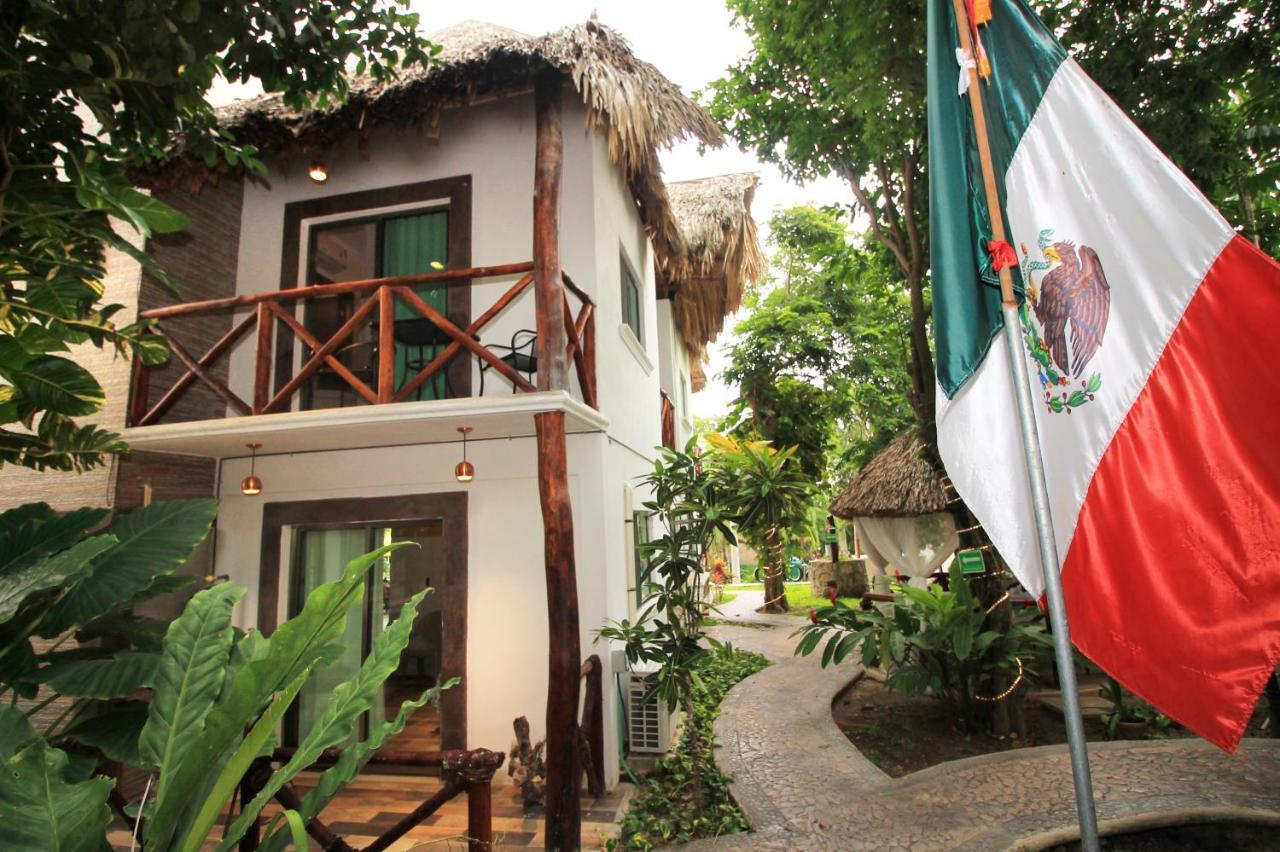 Hotel Pancho Villas Bacalar - Free Bikes And Paddles Eksteriør bilde