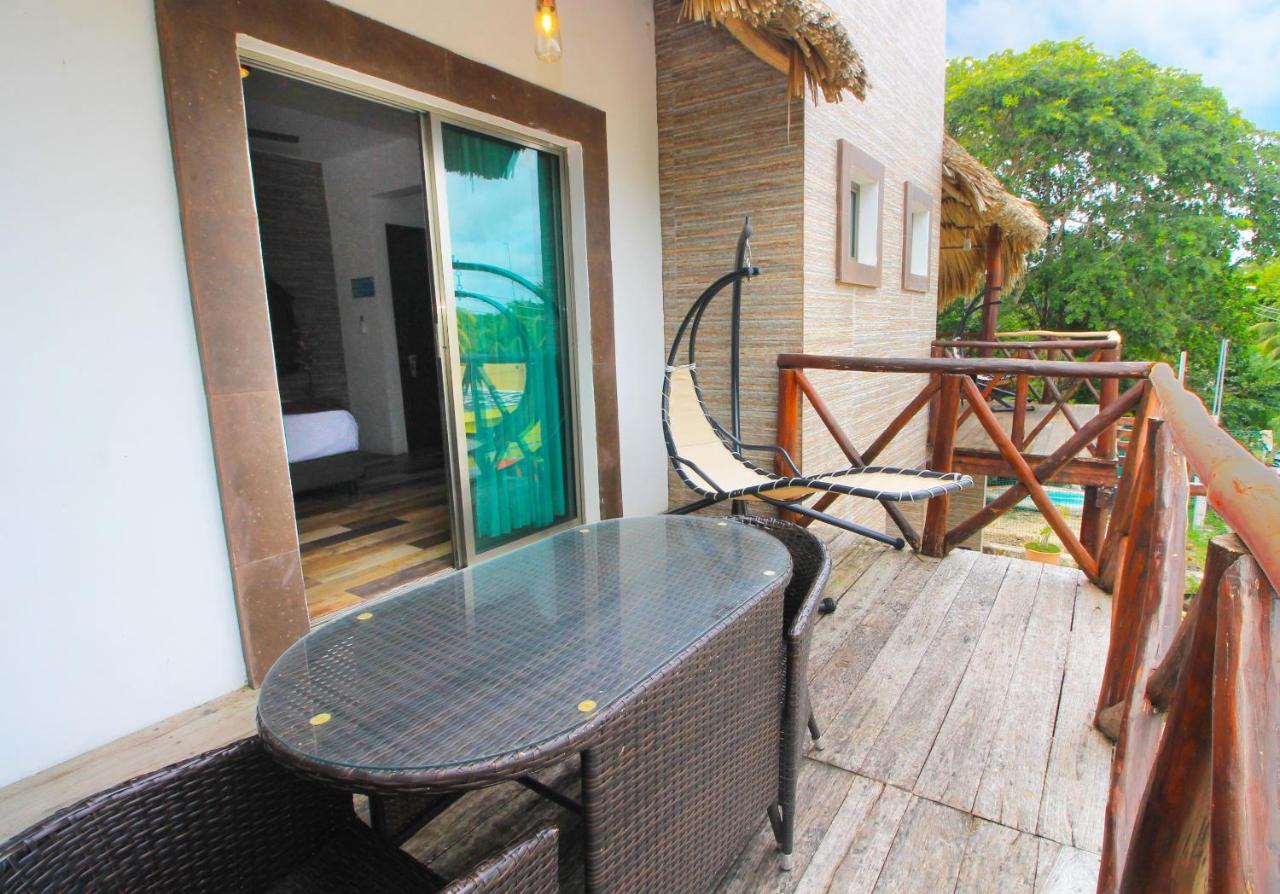Hotel Pancho Villas Bacalar - Free Bikes And Paddles Eksteriør bilde
