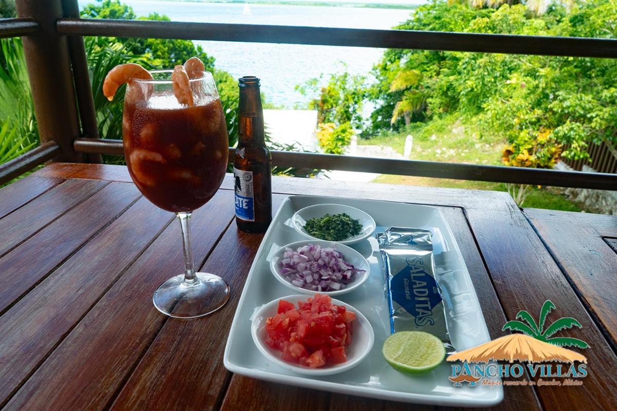 Hotel Pancho Villas Bacalar - Free Bikes And Paddles Eksteriør bilde